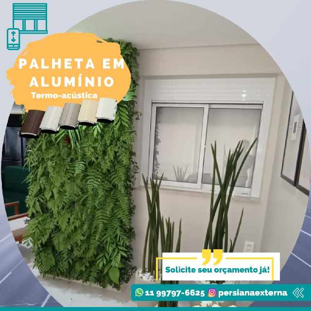 Manutenção de janela veneziana